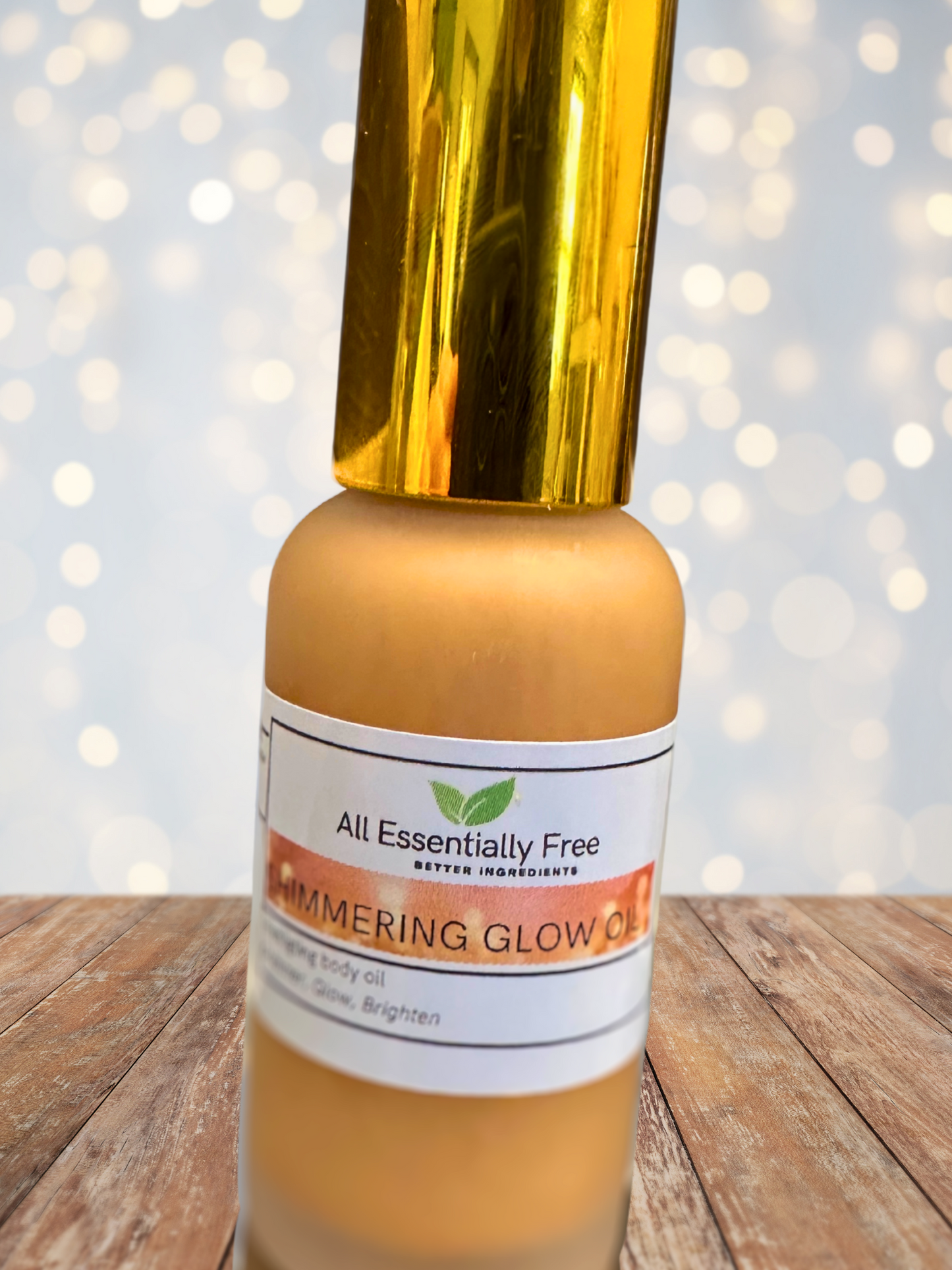 Shimmering glow oil