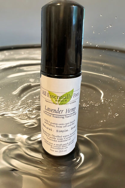 Lavender hemp foaming hand wash