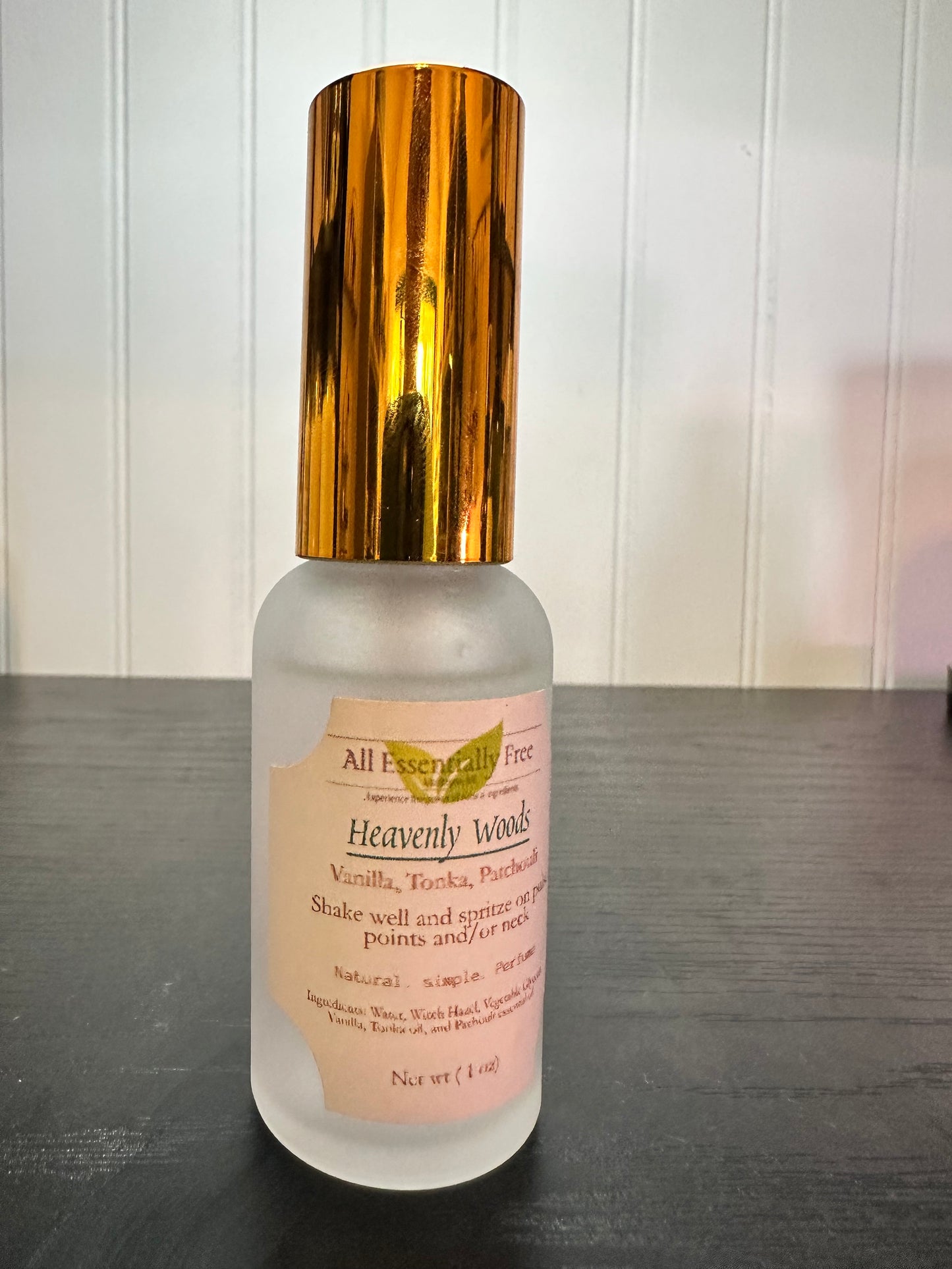 All natural body spritzer/perfume