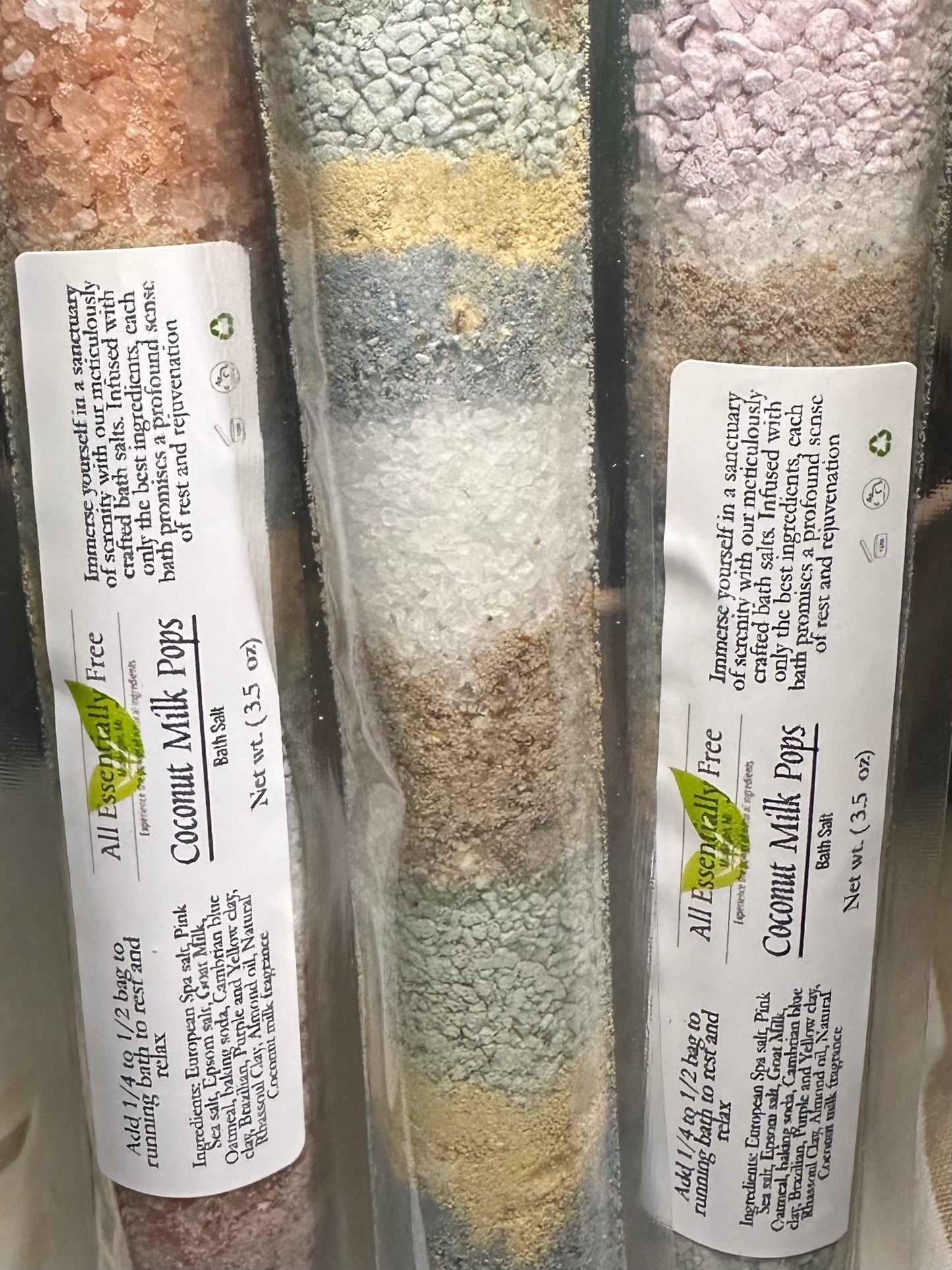 Coconut milk Pops bath salts