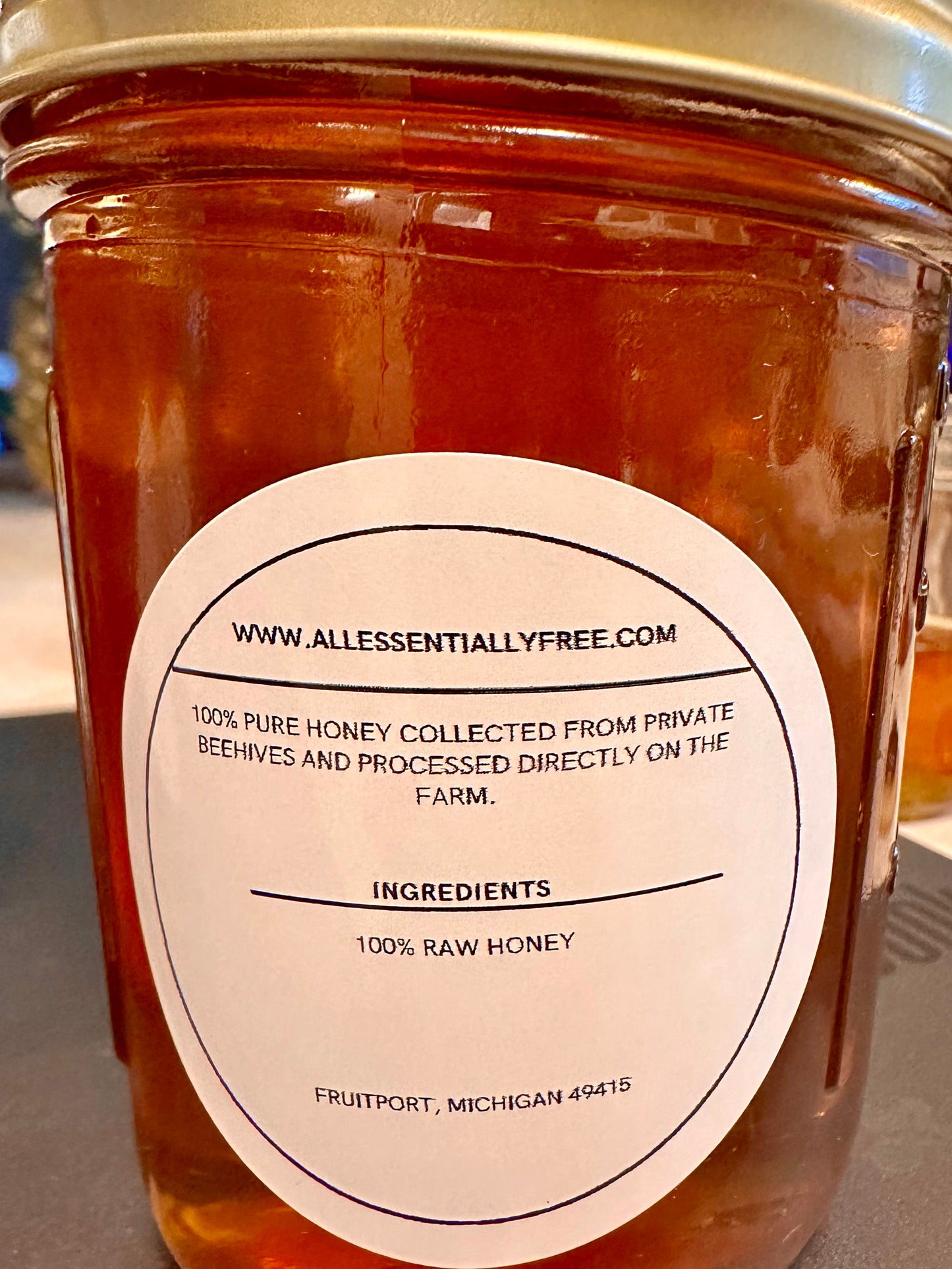 100% PURE RAW HONEY