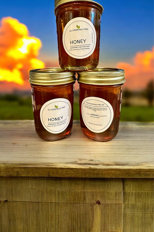 100% PURE RAW HONEY